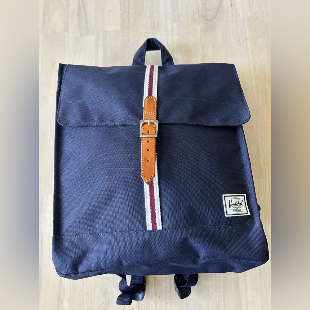 Herschel Supply Co. Back Pack Little America Mid-Volume Red White Blue Pockets